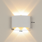 applique murale extérieure LED étanche IP66 fond blanc 6 — Alenza