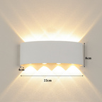 applique murale extérieure LED étanche IP66 fond blanc 8 — Alenza