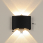 applique murale extérieure LED étanche IP66 fond blanc 3 — Alenza