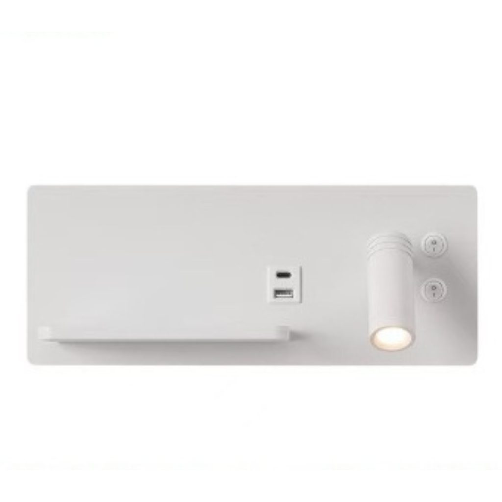 applique murale liseuse chargeur induction et USB NALO vue 11 — Alenza