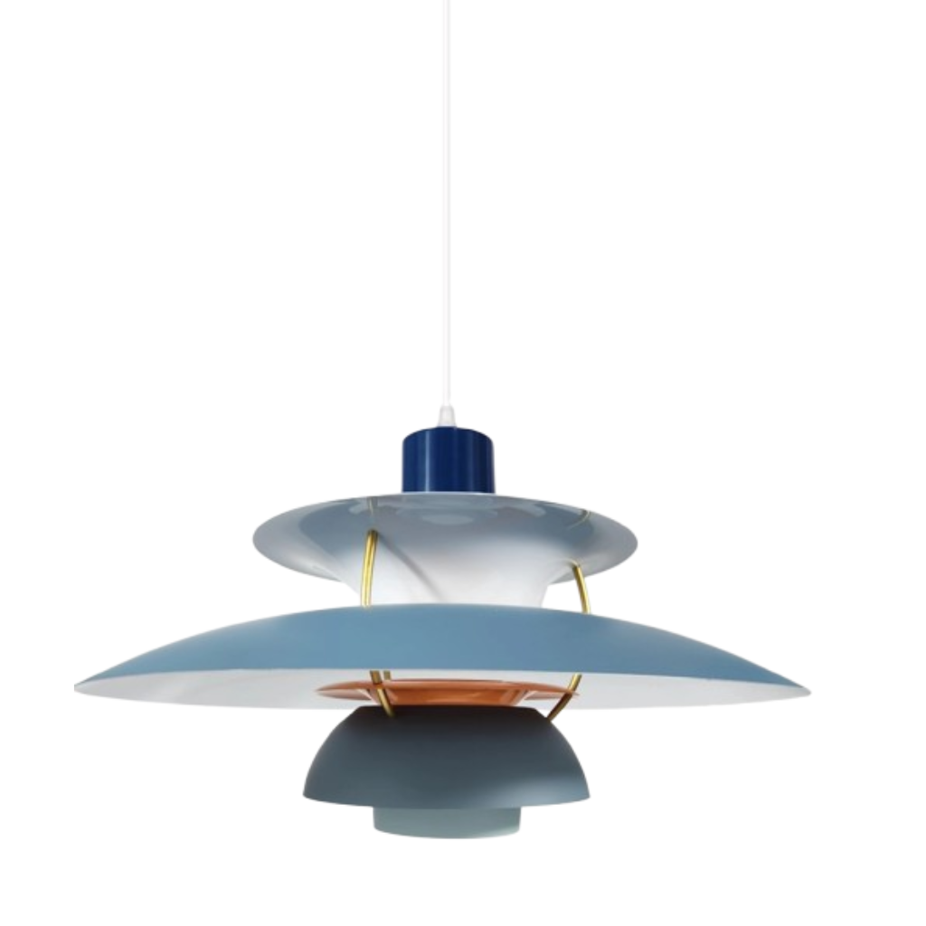 suspension à plateaux métal laqué scandinave Saturna vue 11 — Alenza