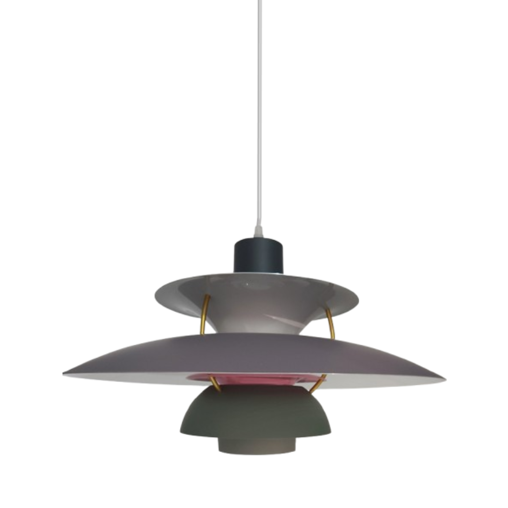 suspension à plateaux métal laqué scandinave Saturna vue 13 — Alenza