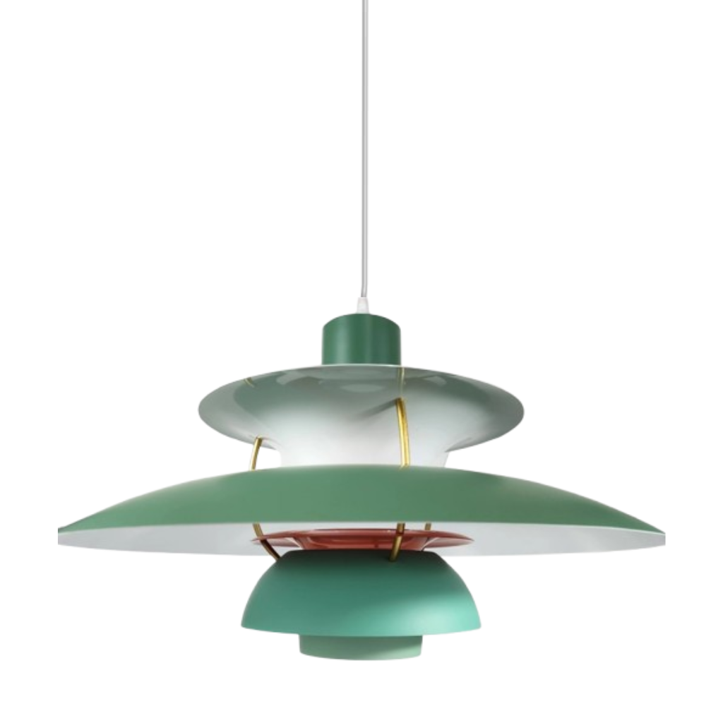suspension à plateaux métal laqué scandinave Saturna vue 8 — Alenza