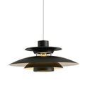 suspension à plateaux métal laqué scandinave Saturna vue 9 — Alenza