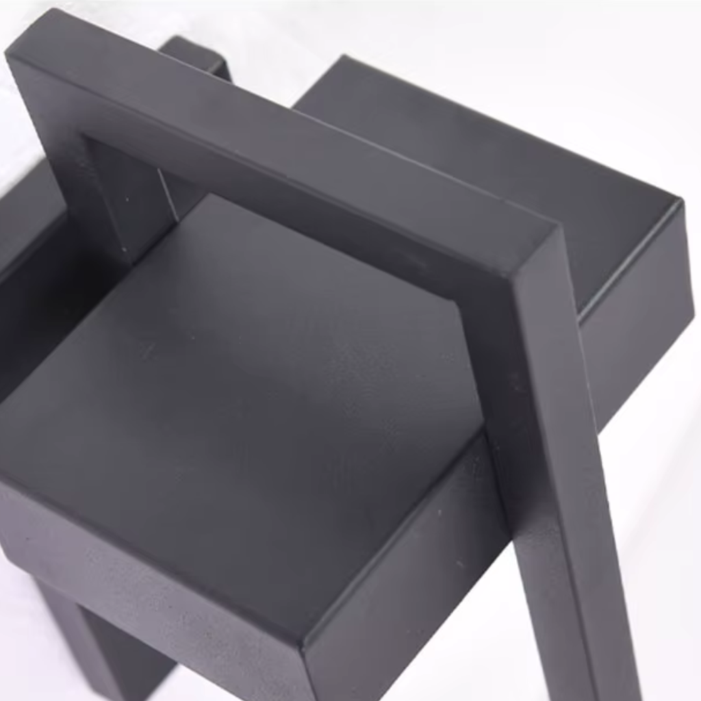 applique extérieure design noire résistante aux intempéries QUADRA — Alenza