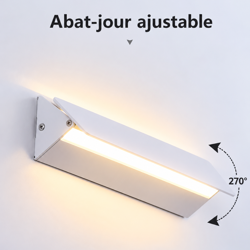 Applique murale LED orientable 270° ORIVA