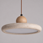 Suspension en Travertin et Bois LED SONOMA - Image 10