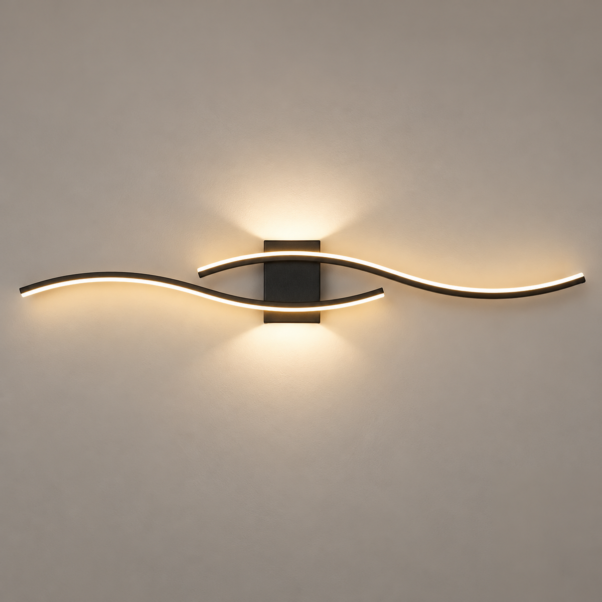 Applique murale LED moderne ondulée ONERA