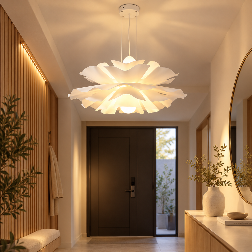 Suspension fleur blanche FLOREA - Image 4