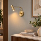 Applique murale laiton doré orientable avec interrupteur FAGINE - Image 10