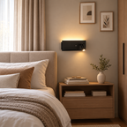 applique murale liseuse double éclairage avec chargeur induction et USB NALO - Image 2