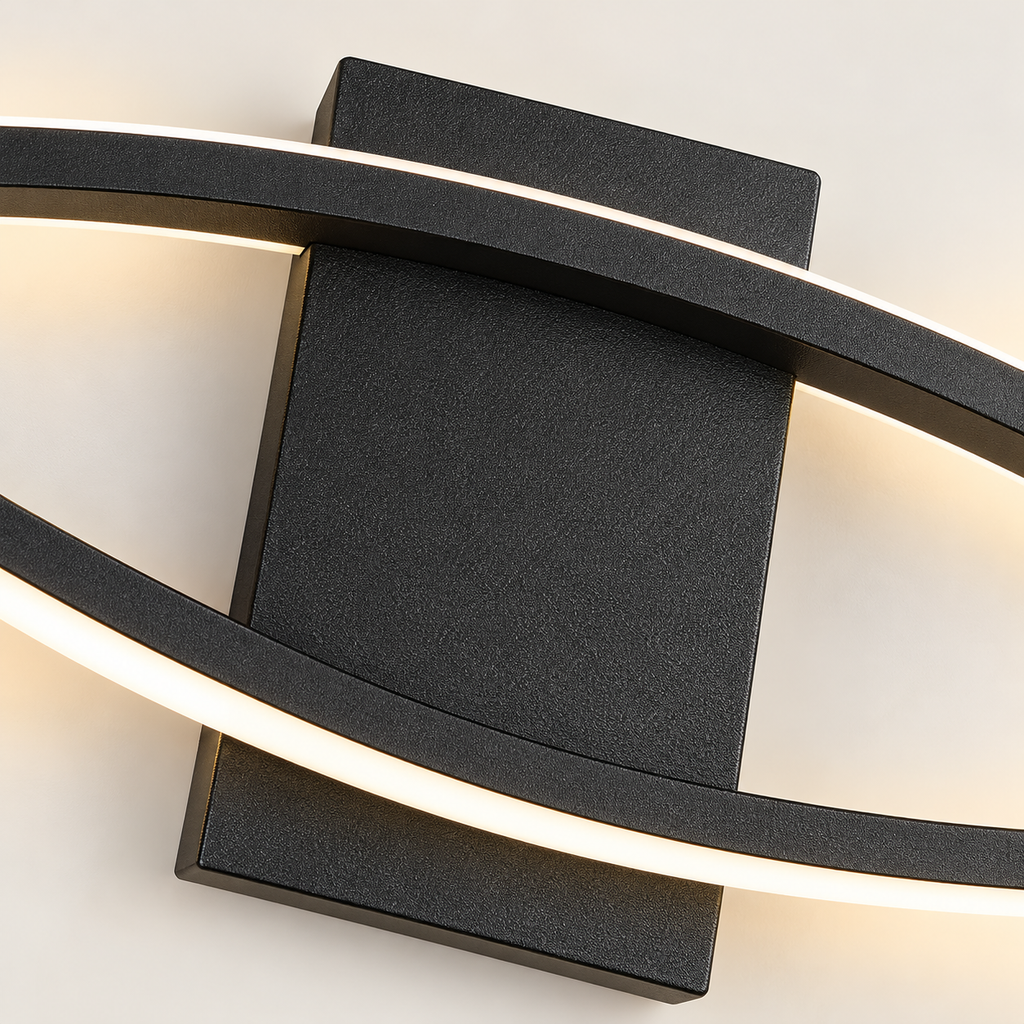 Applique murale LED moderne ondulée ONERA