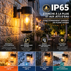 Applique murale extérieure étanche IP 65 en aluminium FALKA - Image 12