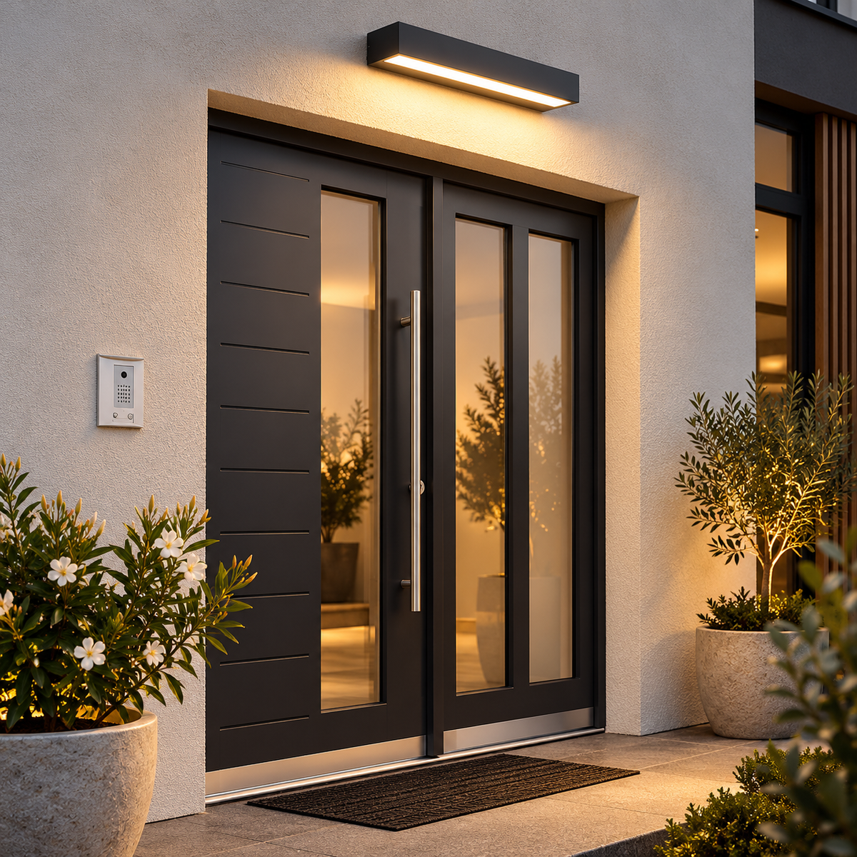 Applique murale extérieure LED IP65 en aluminium NOREL