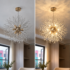 Suspension LED en cristal avec hauteur réglable DARENE