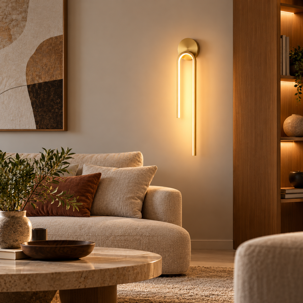 Applique murale LED design en métal ORIA