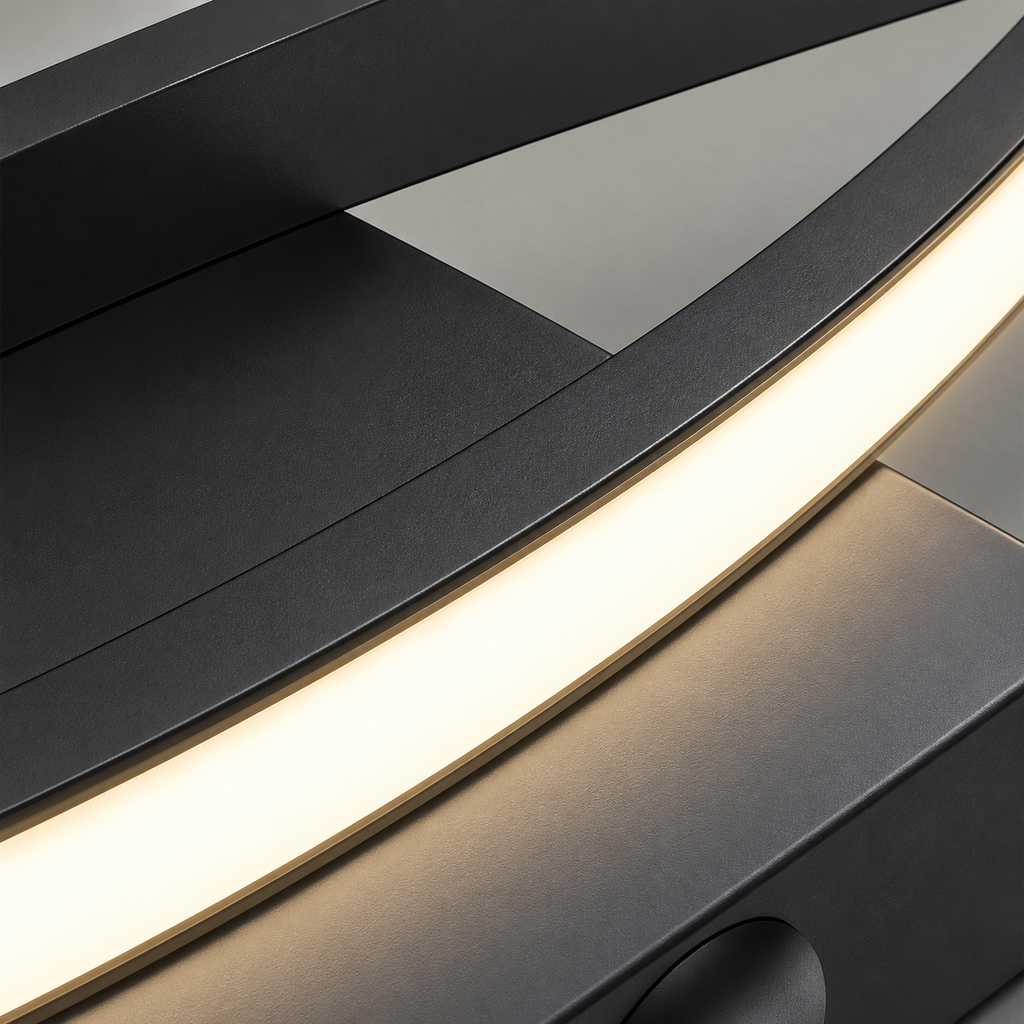Applique murale LED moderne ondulée ONERA