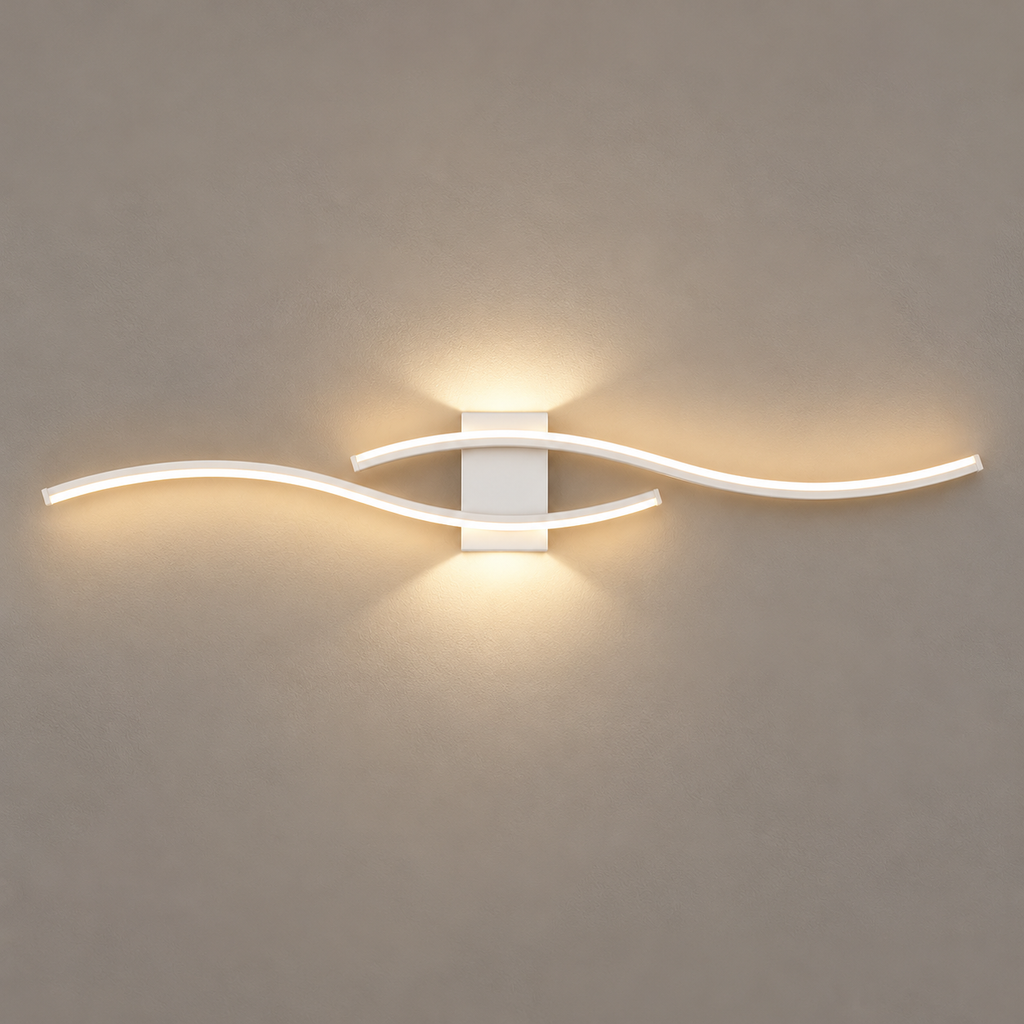 Applique murale LED moderne ondulée ONERA