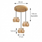 Suspension en travertin TIVANO