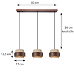 Suspension en travertin TIVANO