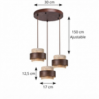 Suspension en travertin TIVANO