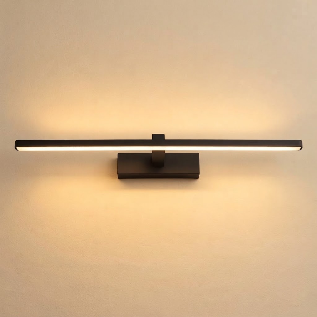 Applique miroir LED, aluminium, linéaire, éclairage sans ombre, NORVEK