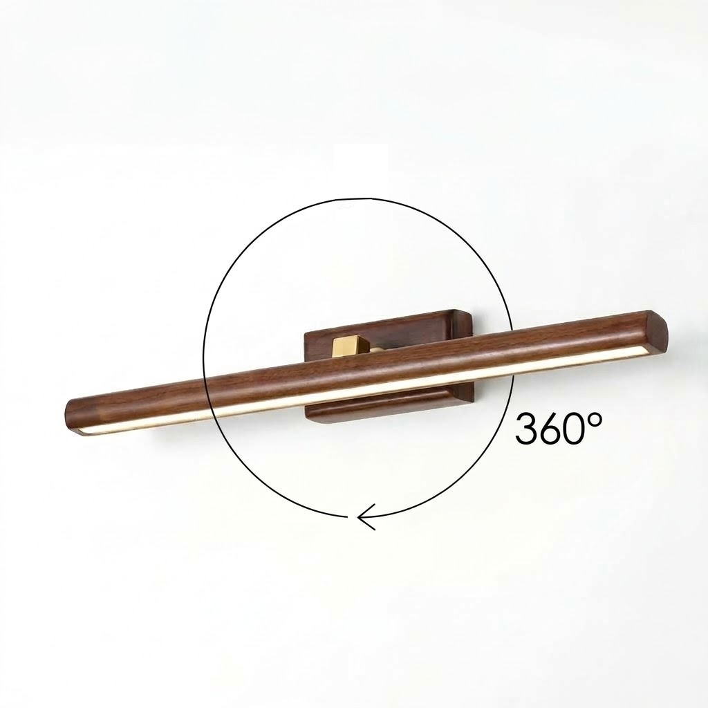 applique murale Senlio schéma fonctionnalités tête orientable — Alenza