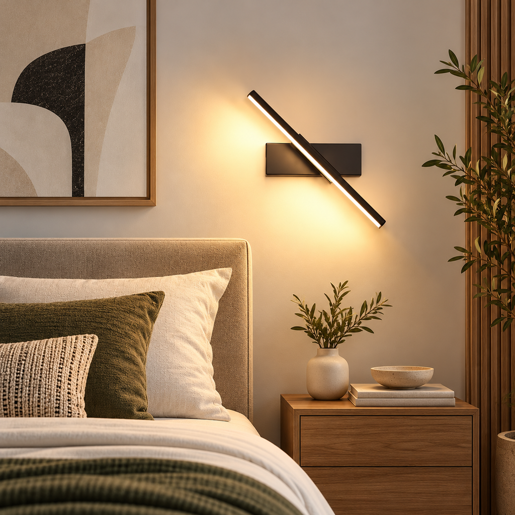 Applique murale orientable LED en métal et acrylique. ELVIA