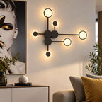 Grande applique murale LED design en métal ORBELIA