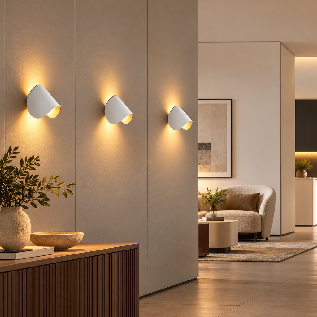 Applique murale LED orientable en aluminium VELORA