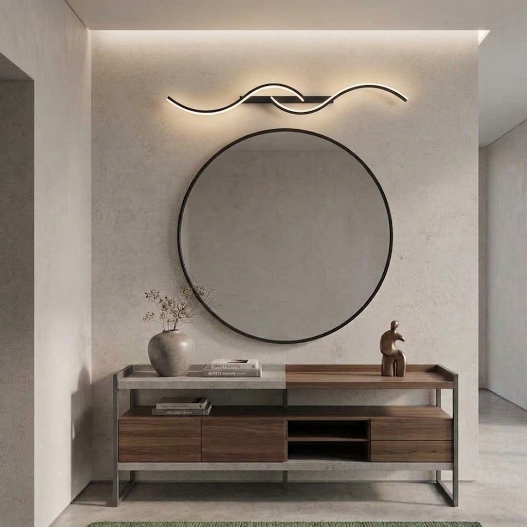 Applique murale LED en aluminium MEANDRA