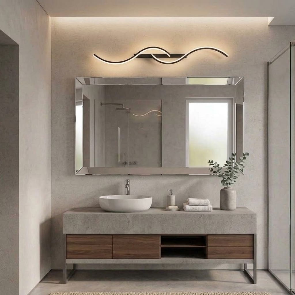 Applique murale LED en aluminium MEANDRA