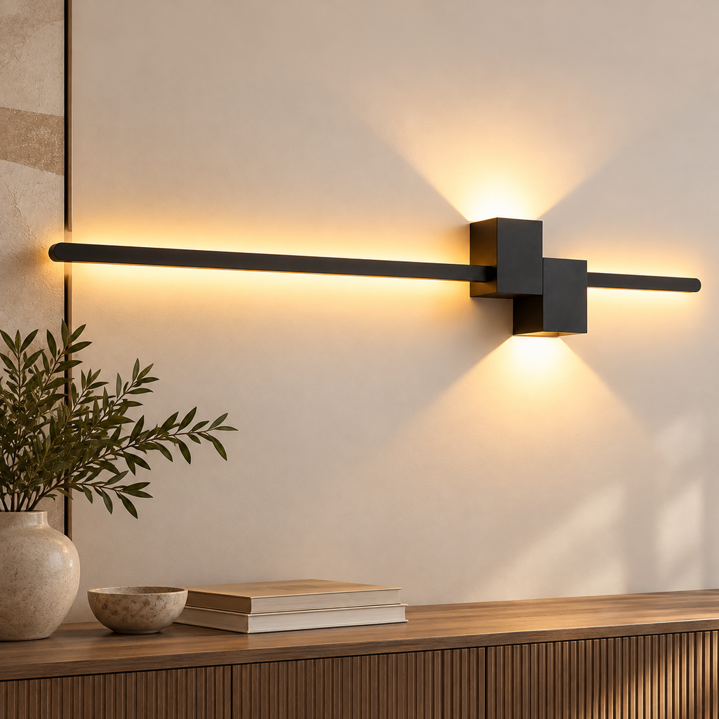 applique murale LED double éclairage en aluminium KERALDA - Image 1
