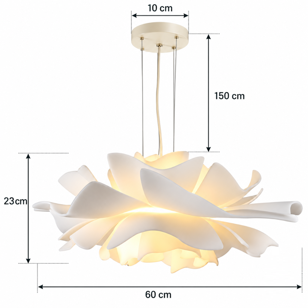 Suspension fleur blanche FLOREA - Image 15