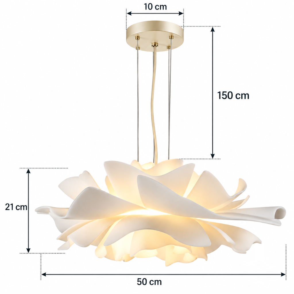 Suspension fleur blanche FLOREA - Image 14