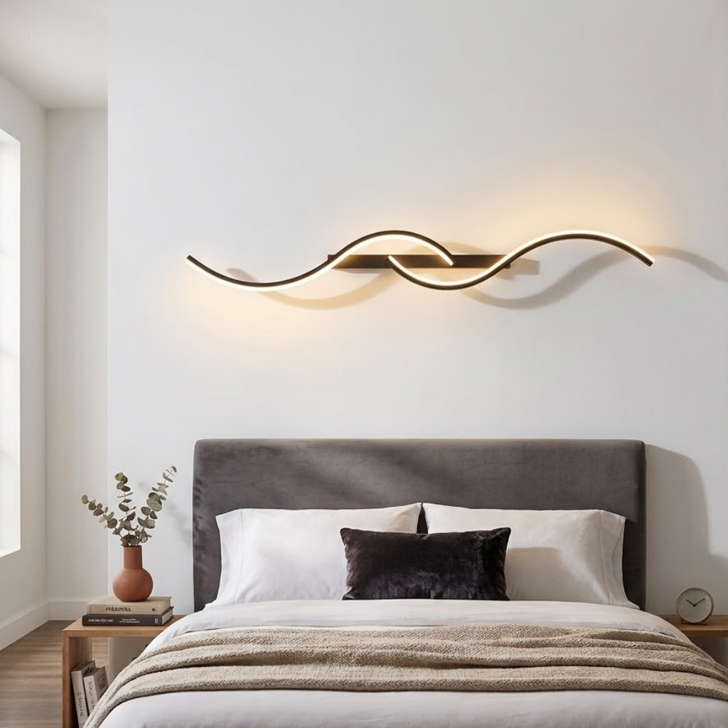 Applique murale LED en aluminium MEANDRA