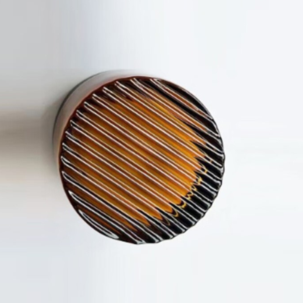 applique murale Ondelya zoom matière diffuseur fond blanc — Alenza