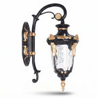 lanterne murale extérieure classique aluminium noir LANTEA — Alenza