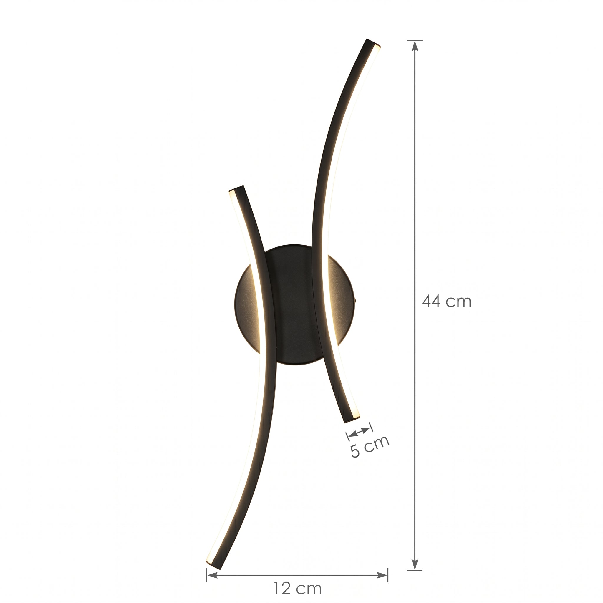 applique murale LED métal détail finition — Alenza