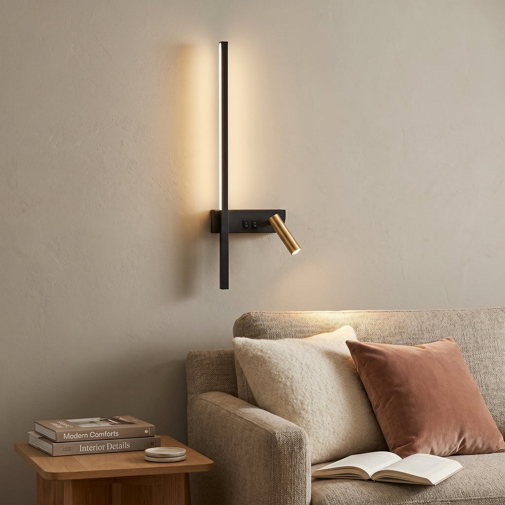 applique murale liseuse spot orientable lecture chevet — Alenza