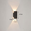 applique murale extérieure LED lame verticale VELTIA mise en situation 13 — Alenza