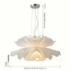 suspension fleur acrylique dimensions diamètre et câble 150 cm ajustable — Alenza