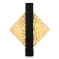 applique murale LED paillettes dorées reflet mural chambre — Alenza