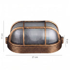 applique murale extérieure hublot bronze RONA vue 10 — Alenza