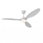 plafonnier ventilateur LED trois pales AERVIA vue 1 — Alenza