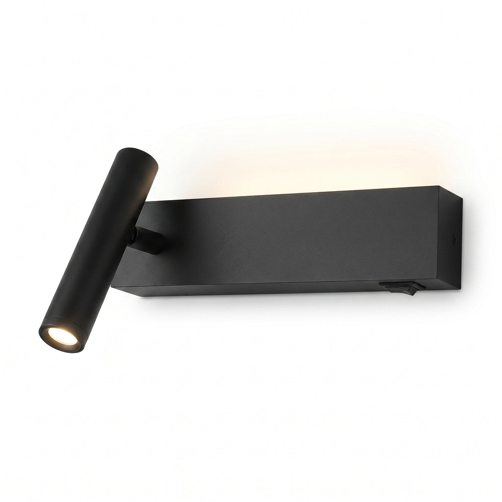 applique murale liseuse LED spot articulé chambre lecture — Alenza