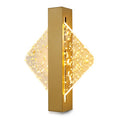 applique murale LED paillettes dorées reflet mural salon — Alenza