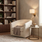 applique murale liseuse laiton mise en situation chambre 2 — Alenza