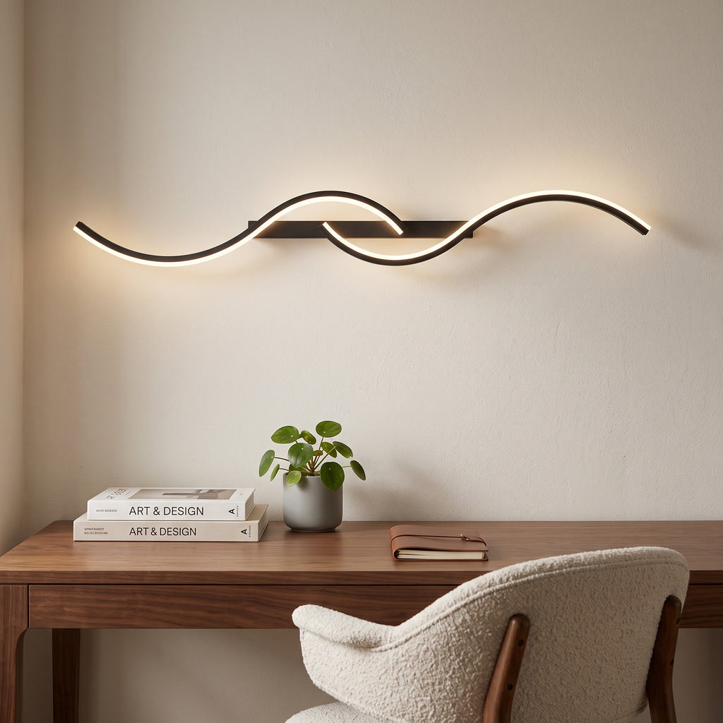 Applique murale LED en aluminium MEANDRA