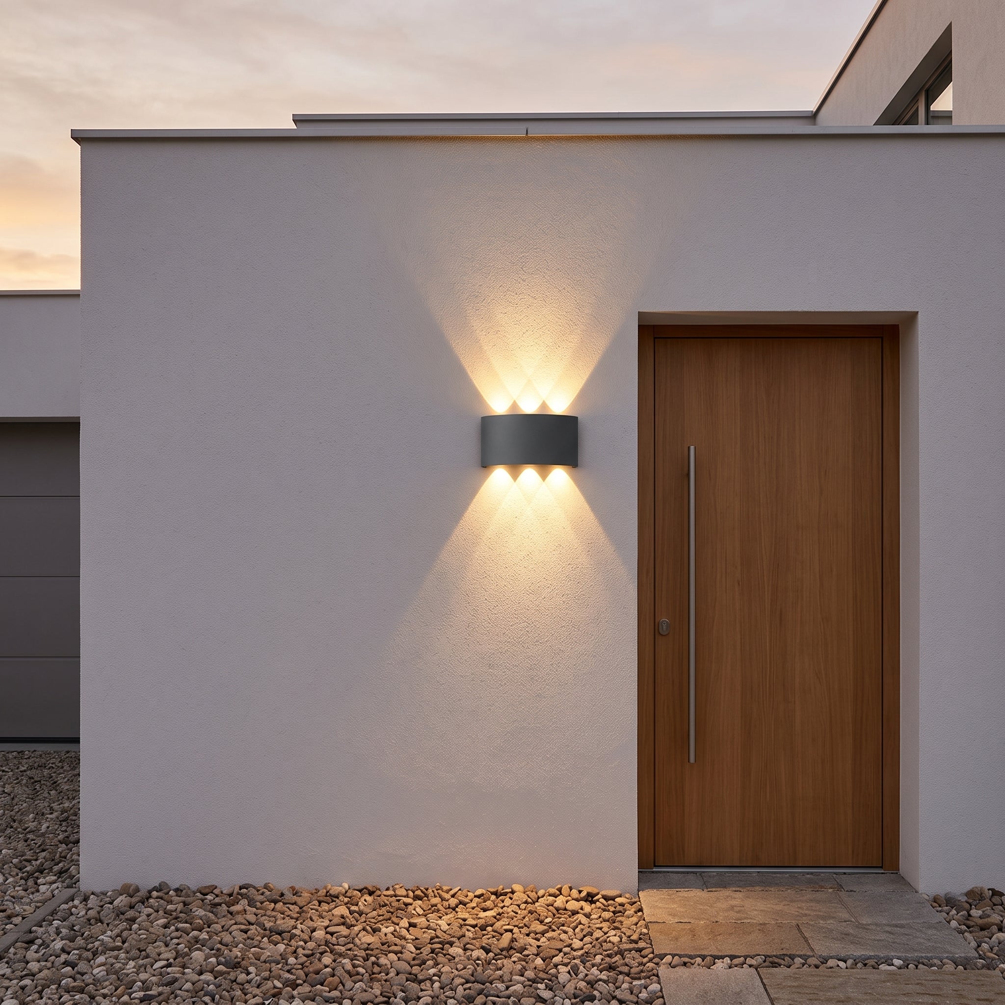applique murale extérieure LED étanche IP66 mise en situation 5 — Alenza